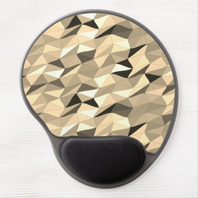 colored tangle in sepia gel mouse pad (Front)
