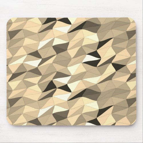 colored tangle in sepia mouse pad