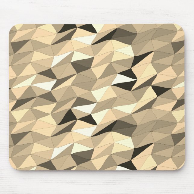 colored tangle in sepia mouse pad (Front)