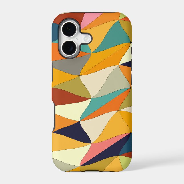 colored tangle iphone case (Back)