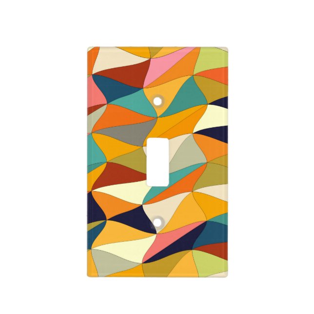 colored tangle light switch cover (Front)