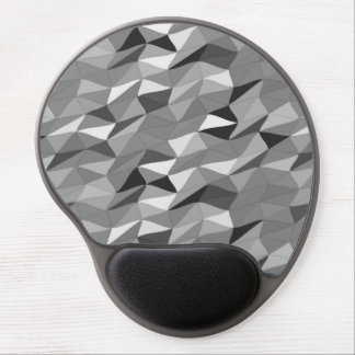 colored tangle monochrome gel mouse pad