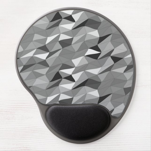 colored tangle monochrome gel mouse pad (Front)