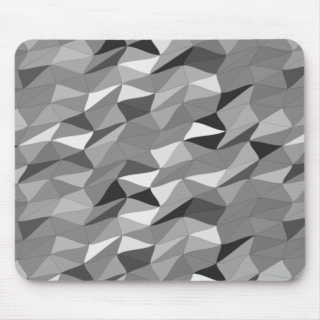 colored tangle monochrome mouse pad (Front)