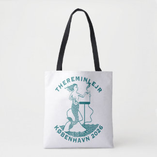 Colored Theremin Camp Art in Danish Tote Bag