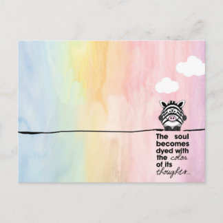 Colored Thoughts Postcard