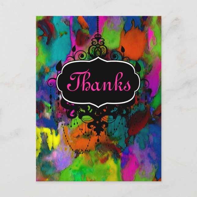 Colored Thoughts ~ Postcard / Invitations (Front)