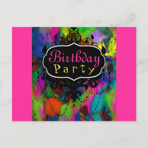 Colored Thoughts ~ Postcard / Invitations