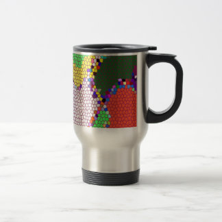 Colored Tile Travel Mug