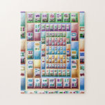 Colored Tiles Puzzle<br><div class="desc">Try your hand at this uniquely-designed mah jongg puzzle.</div>