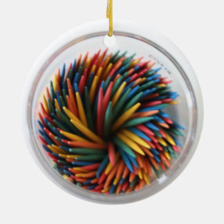 Colored Toothpicks Ornament