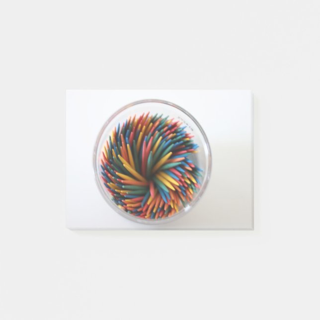 Colored Toothpicks Post-it® Notes (Front)