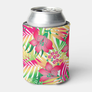 Colored tropical flowers can cooler
