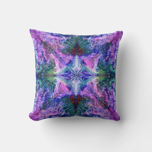 Colored Vapors 2 Pillow (Front)