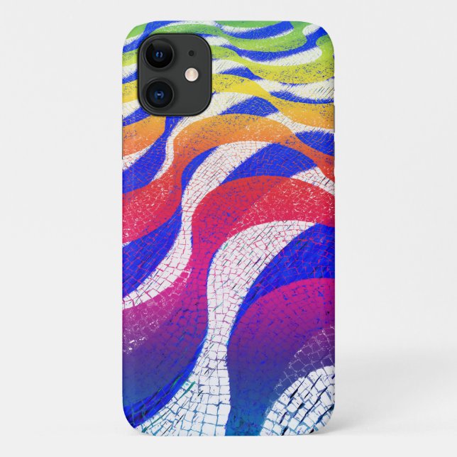 Colored waves Case-Mate iPhone case (Back)