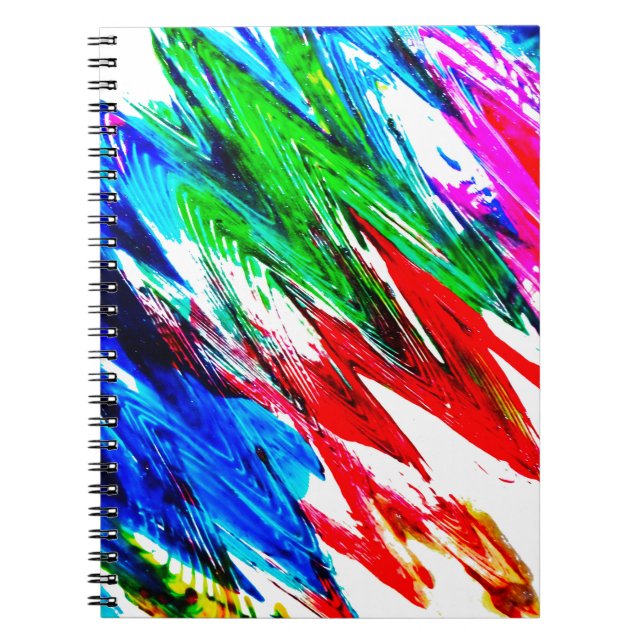 Colored waves notebook (Front)