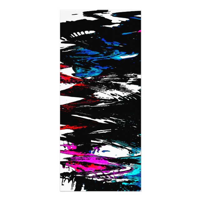 Colored waves rack card (Front)