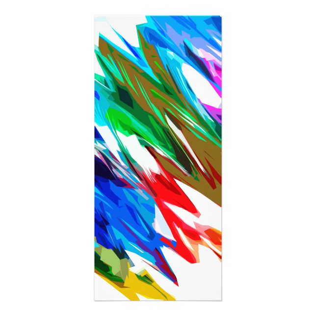 Colored waves rack card (Front)