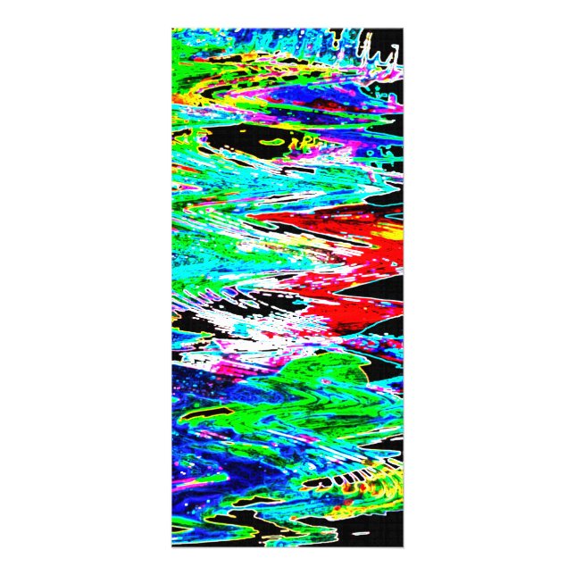 Colored waves rack card (Front)