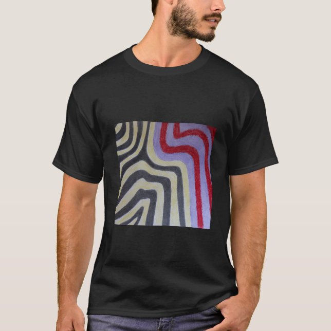 Colored Waves T-Shirt (Front)