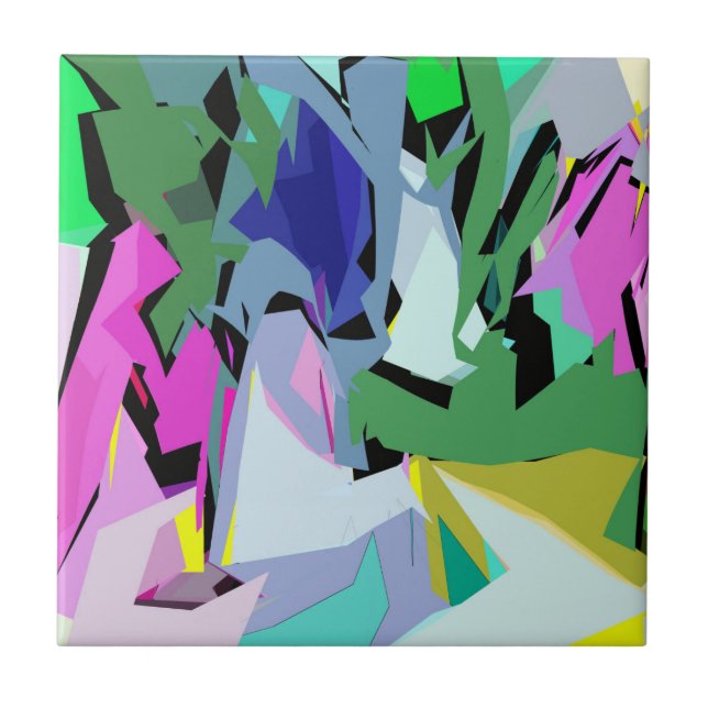 Colored wind ceramic tile (Front)