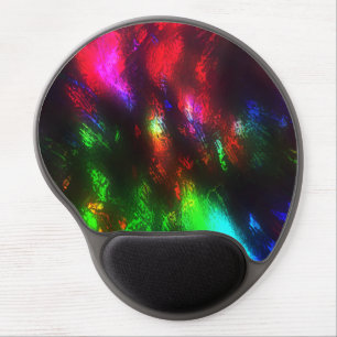 Colored with roughness overshadowed by black color gel mouse pad