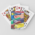 Colored Women Poker Cards