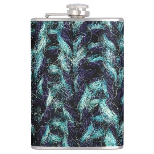 Colored wool flask