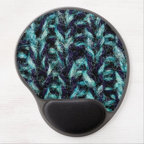 Colored wool gel mouse pad