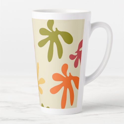 Colored zone latte mug