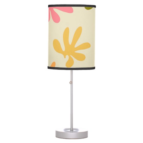 Colored zone table lamp