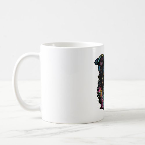 Colorepup Portraits Border Collie cute Art  Coffee Mug