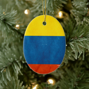 Colores de Colombia Ceramic Ornament