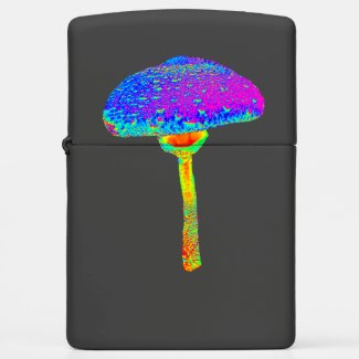 Colorfil Mushroom Art Zippo Lighter