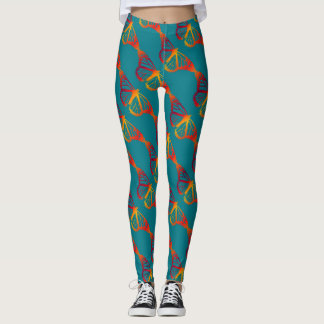 Colorfly Butterfly Silhouette Leggings