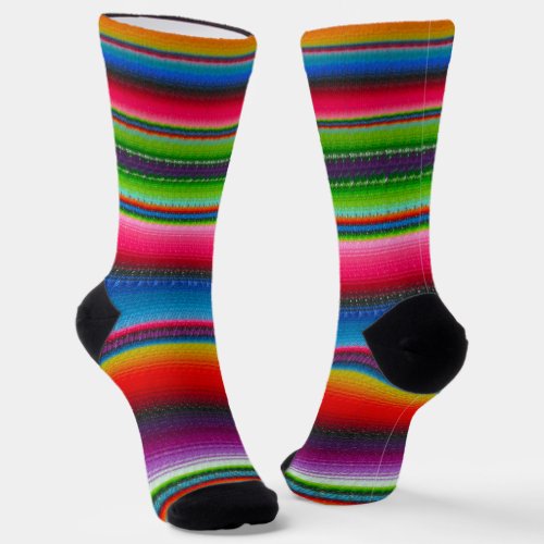 Colorfol Stripes Crew Socks