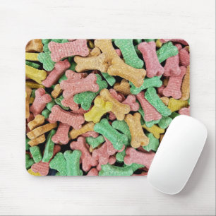 Colorfu Dog Bone Treats Mouse Pad