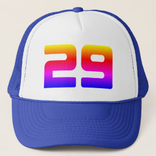 Colorful 29th Birthday Party Trucker Hat
