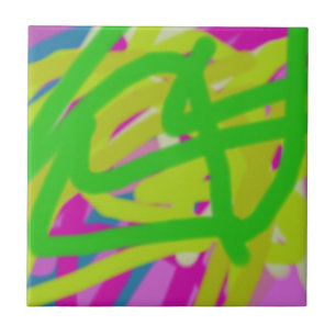 colorful 3748 abstract art tile