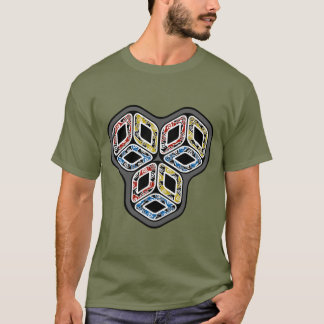 Colorful 3-D Cubes T-Shirt