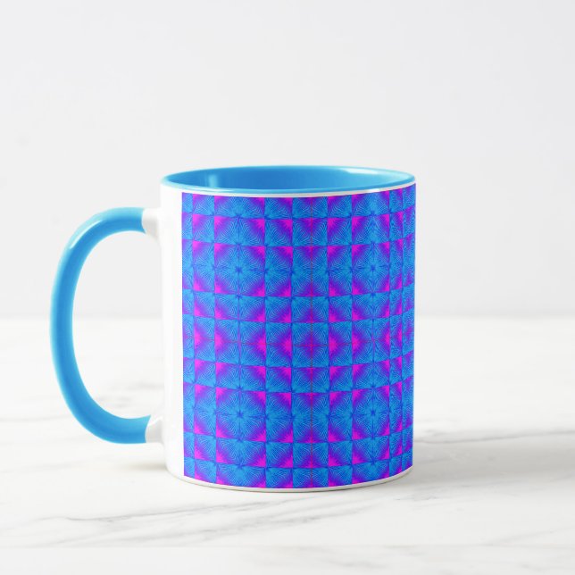 Colorful 3D Digital Art Combo Mug (Left)