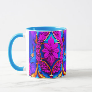 Colorful 3D Digital Art Combo Mug