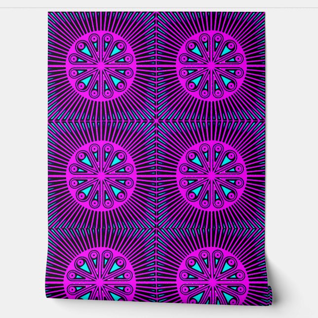 Colorful 3D Digital Peel and Stick Wallpaper – Tex (Unrolling)