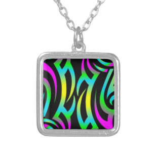 Colorful 3D Tattoo - Necklace