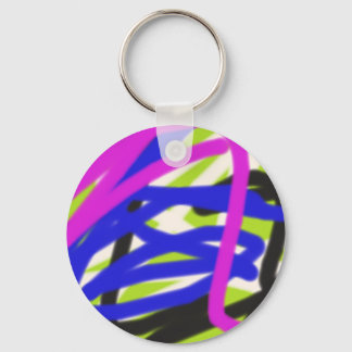 colorful 4834 abstract art keychain