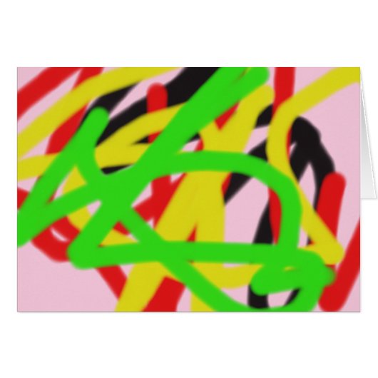 colorful 6412 abstract art cards (Front Horizontal)