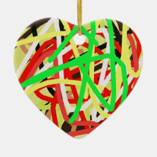 colorful 676 abstract art ceramic ornament