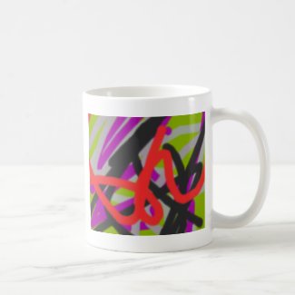 colorful 7564 abstract art coffee mug