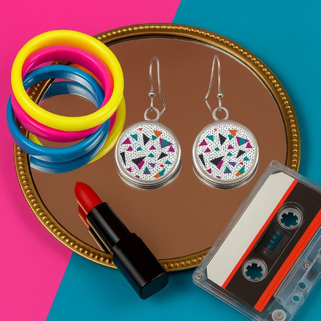 Colorful 80s earrings (Creator Uploaded)