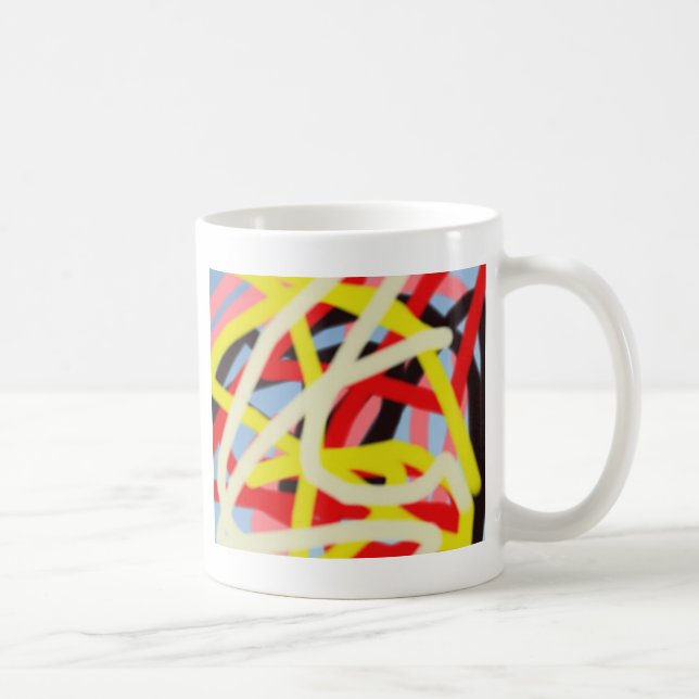 colorful 8773 abstract art coffee mug (Right)
